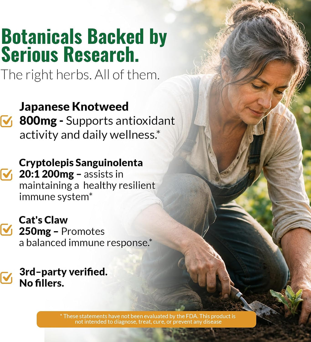 Zenmen Tick Immune Support - Fórmula Mejorada - 90 Cápsulas Veganas