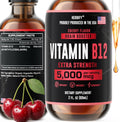 HERBIFY Vitamina B12 Metilada 5000 mcg - Gotas Líquidas de Metilcobalamina - Complejo B - Energía y Sistema Inmunitario - 30 Días - 60 ml