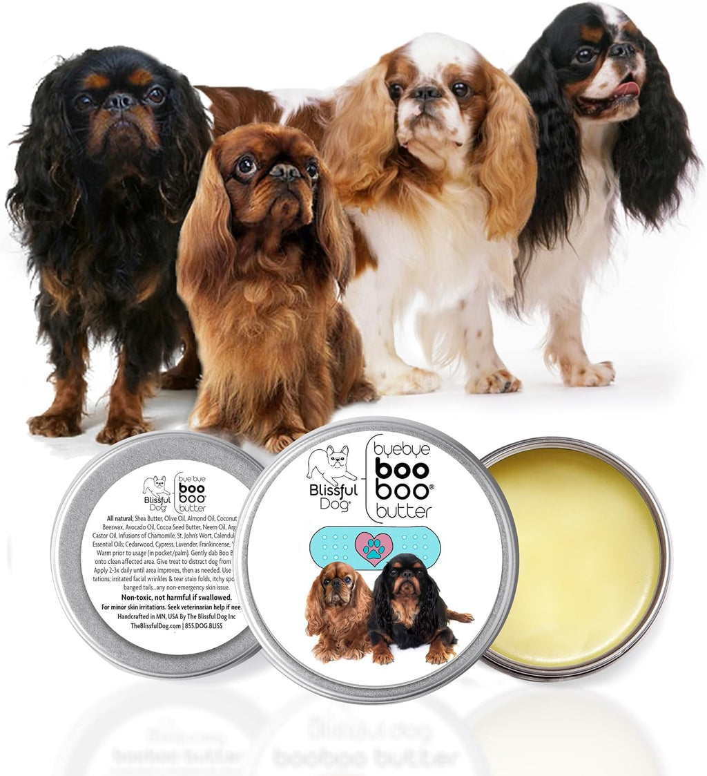 The Blissful Dog English Toy Spaniel Boo Butter – Bálsamo tópico para perros, 473 ml