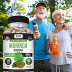 Kaya Naturals Extracto de Hoja de Moringa - Superfood Verde Completo - 180 Cápsulas Vegetales
