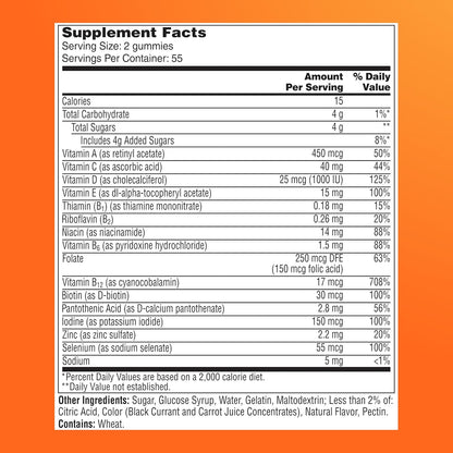 One A Day Multivitamínico Gummy para Mujeres – Vitamina D: contribuye al mantenimiento de los huesos, dientes y – Image 9