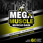 Mega Muscle para Perros - Comprimibles Multivitamínicos con Alto Contenido de Proteínas - Sabor a Pollo, 60 unidades