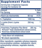 Life Extension Optimized Tryptophan Plus 1000mg, 90 Cápsulas