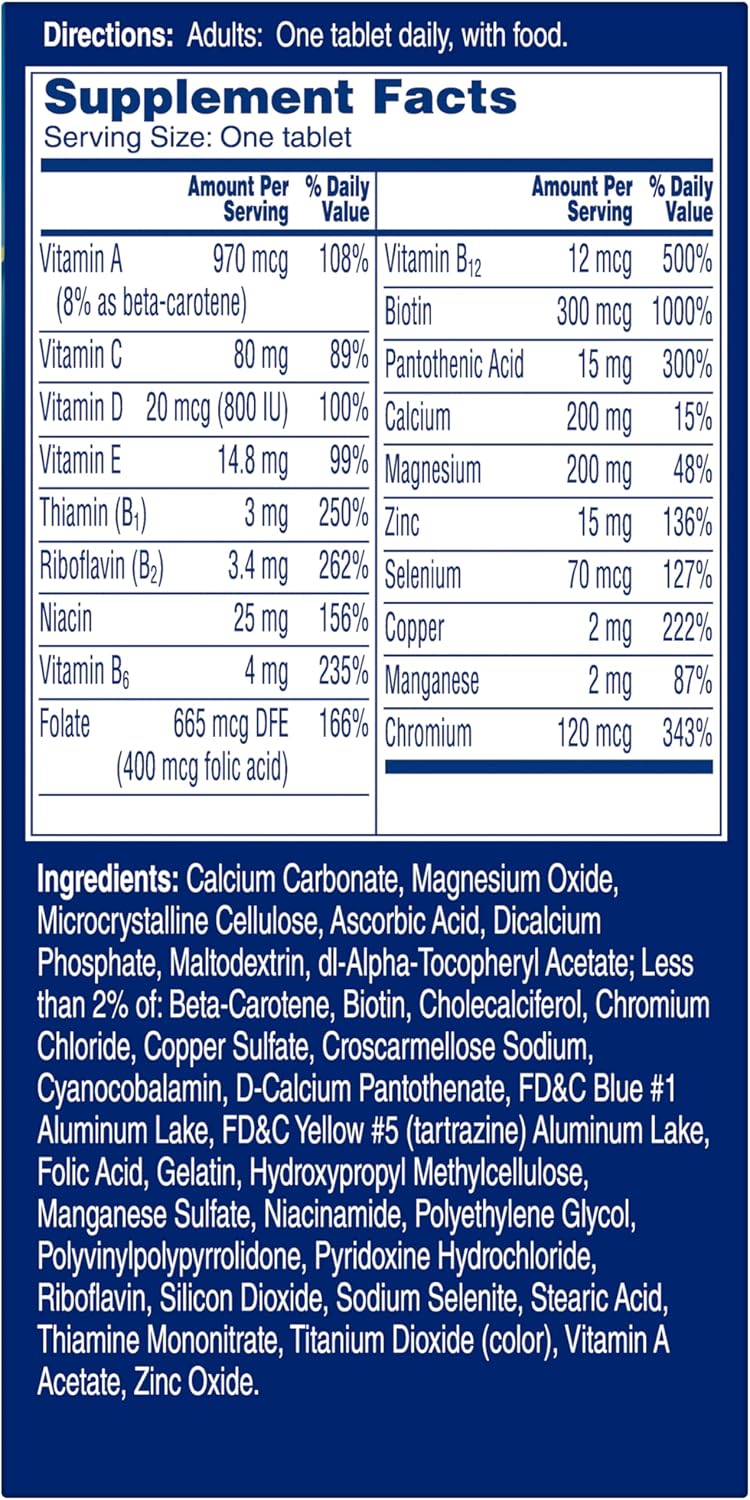 One A Day Men's Pro Edge Multivitamínico, 50 Comprimidos
