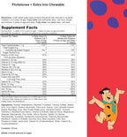 Flintstones Multivitamínico Masticable para Niños con Vitamina C, D, B12 y Hierro, 90 Comprimidos