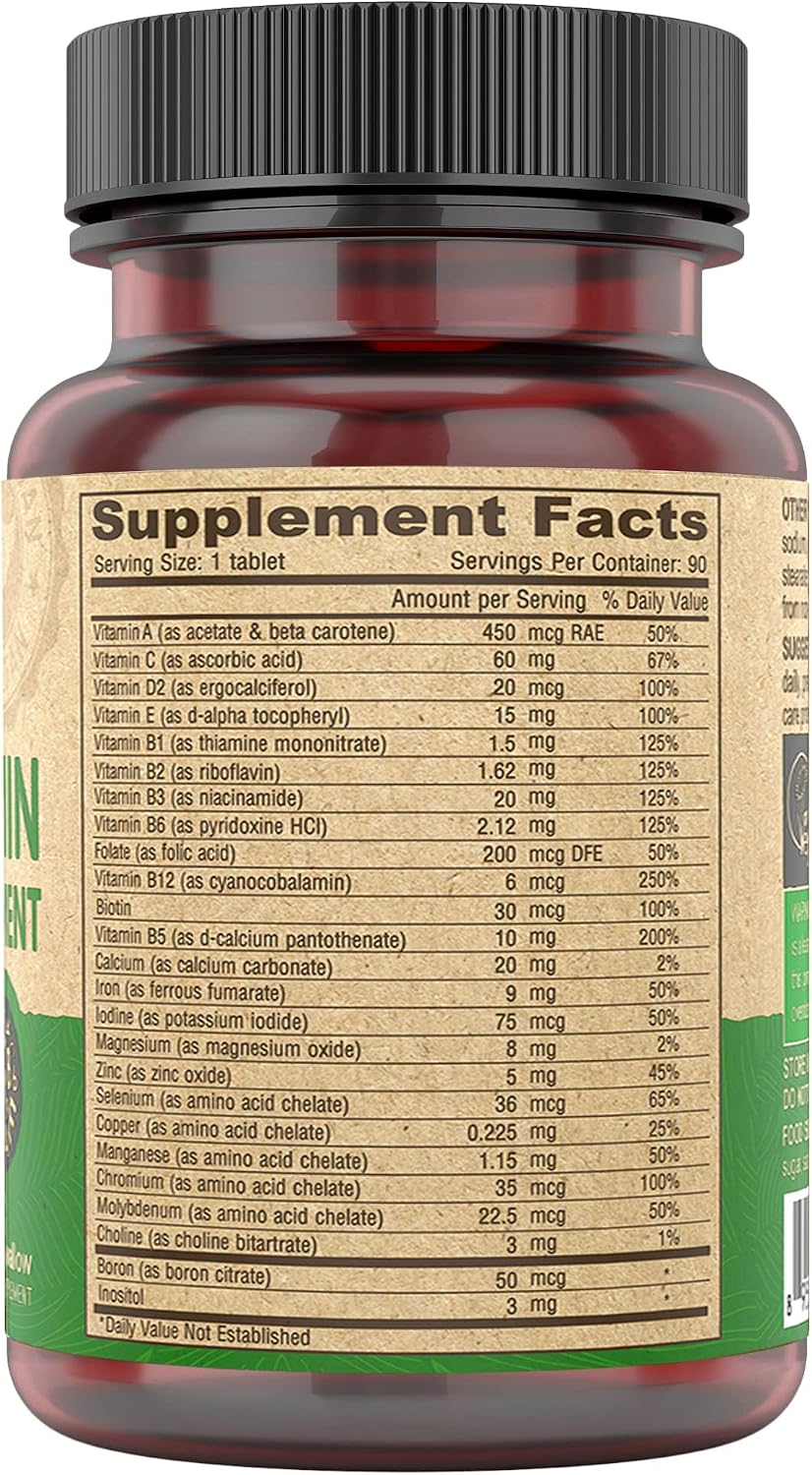 Deva Vegan Multivitamin & Mineral Supplement - 90 Comprimidos