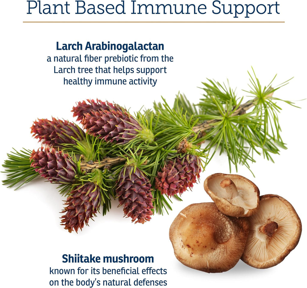 Rx Vitamins Immuno Support: Apoyo Inmunológico para Perros y Gatos - 60 cápsulas con Shiitake, Arabinogalactano y Luteína