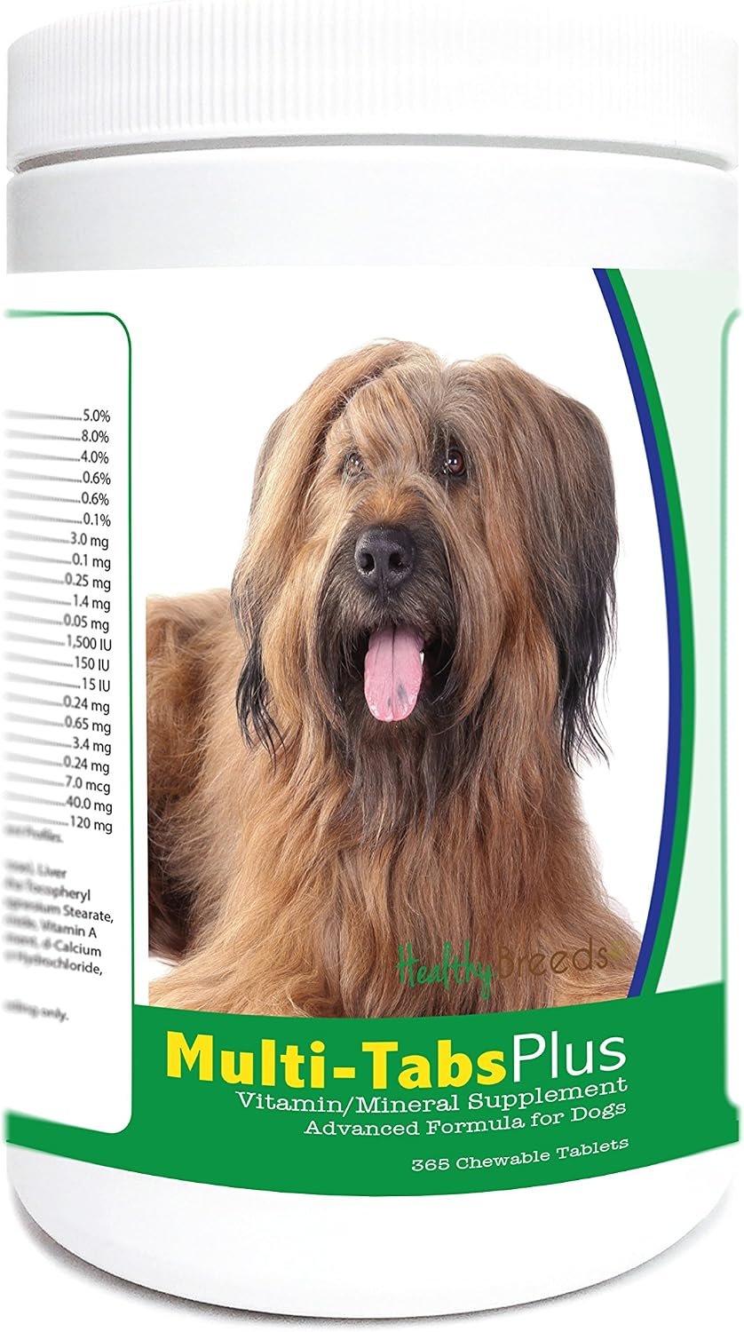 Healthy Breeds Briard Multi-Tabs Plus Chewable Tablets, 365 unidades