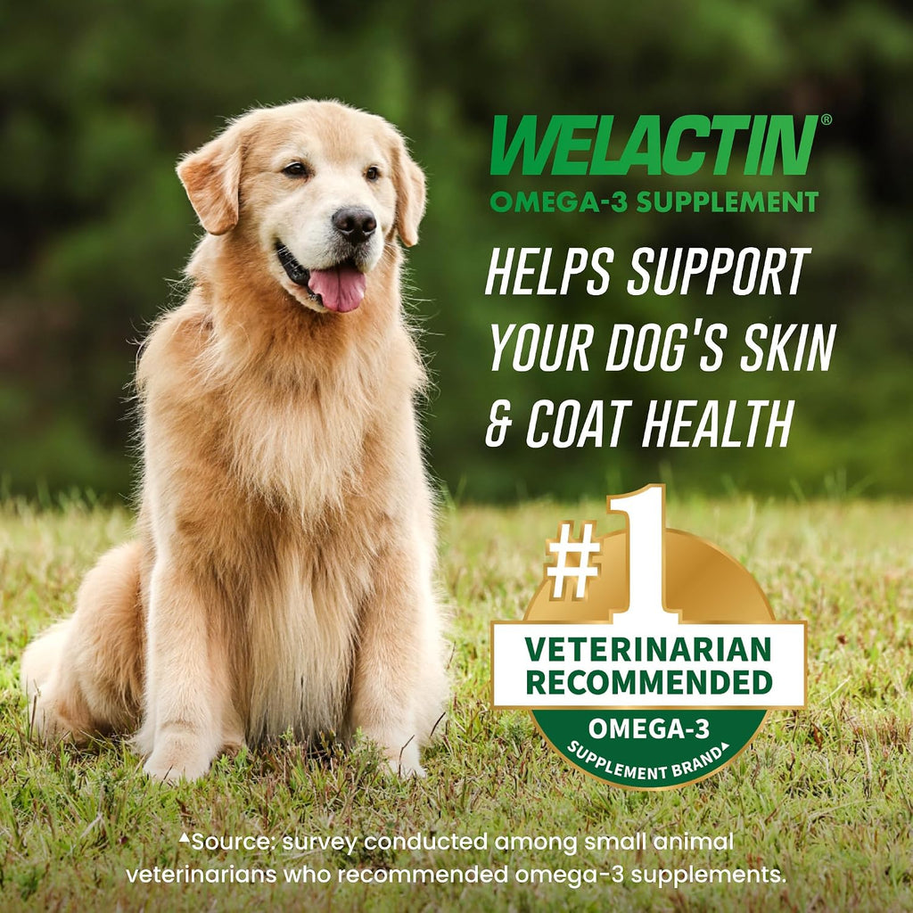 Nutramax Welactin Omega 3 para Perros - 120 Cápsulas blandas