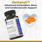 Premier Research Labs Deltanol - Tocotrienoles Vitamina E, 100 mg por Cápsula, 60 Cápsulas