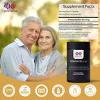 Biosyntra Vitamina D3+K2 con Aceite de Coco - 5000 UI D3 y 110 mcg K2 MK-7, Vegano, No GMO, 60 Cápsulas Blandas