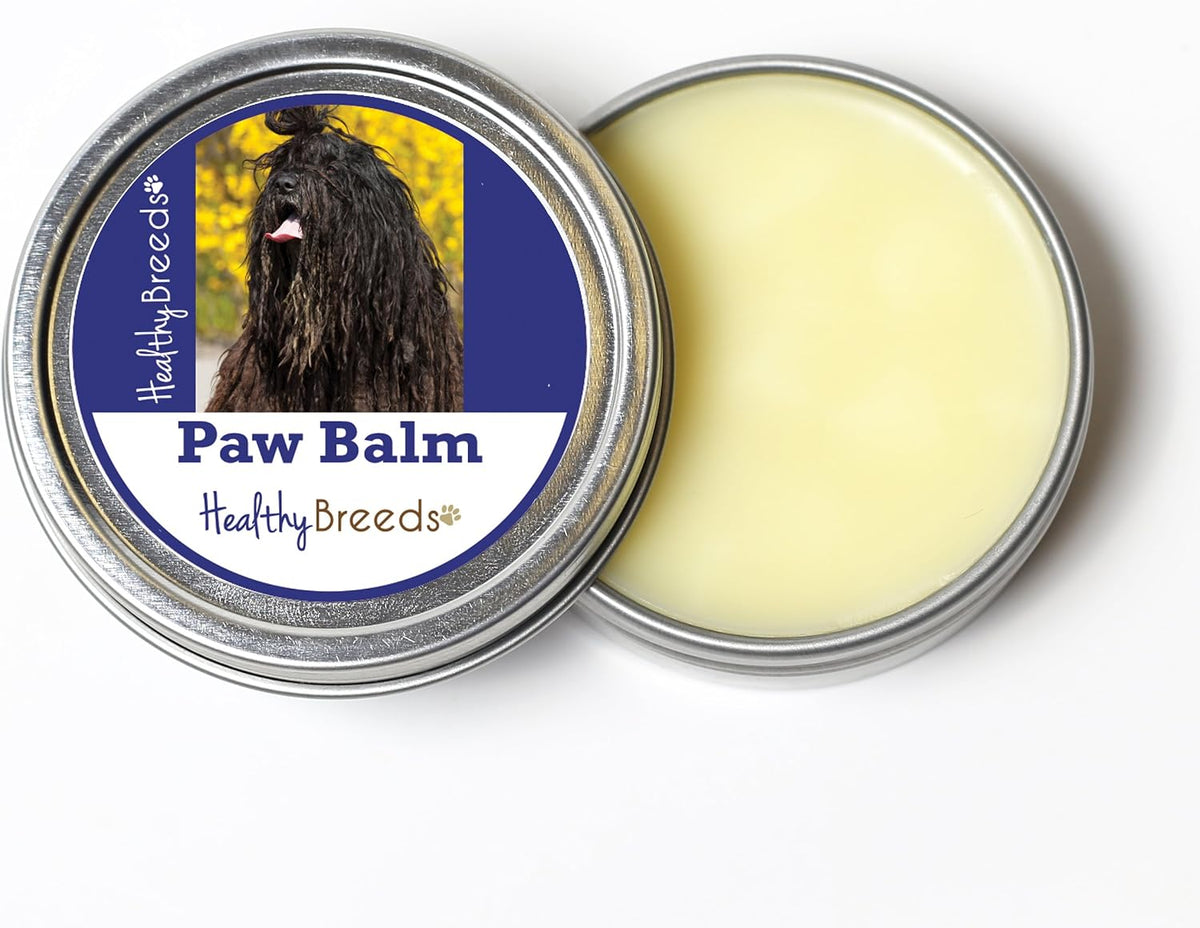 Healthy Breeds Bergamasco Dog Paw Balm 2 oz – Hidratación profunda: Las mantecas y aceites penetran en la piel – Image 1