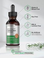 Horbäach Extracto de Uña de Gato en Gotas | 60 ml | Sin Alcohol | Vegano | No GMO