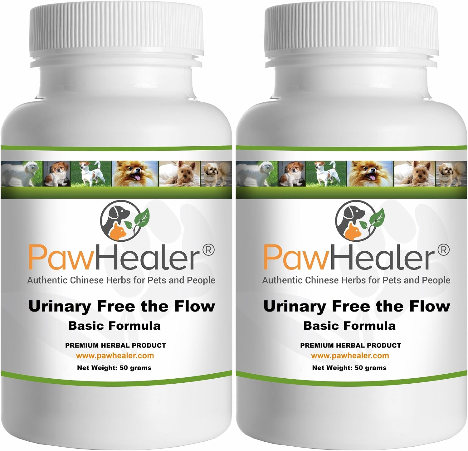 Urinary Free The Flow-Basic - Suplemento Herbal para Perros (Pack de 2 x 50 g)