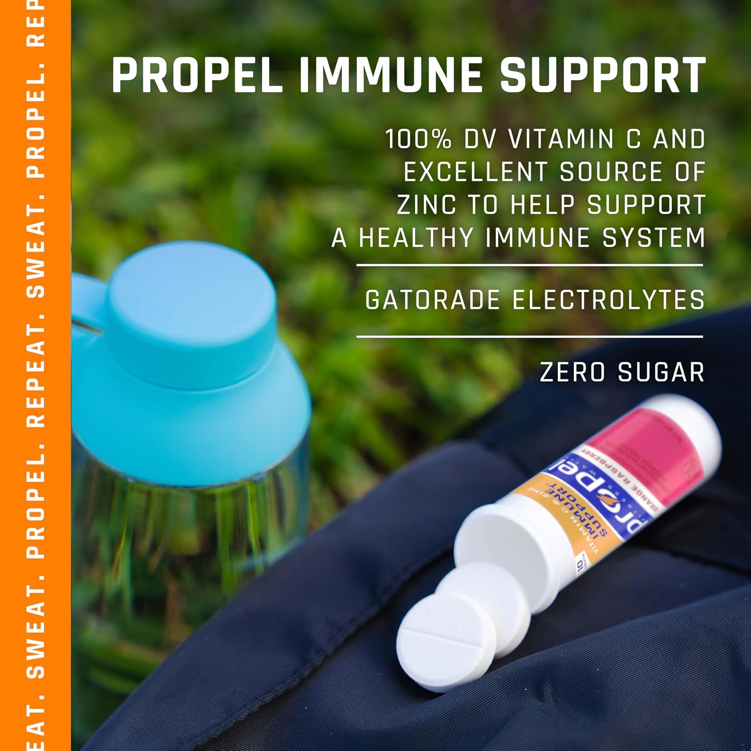 Propel Immune Support Tabletas, Limón Mora, 80 Comprimidos