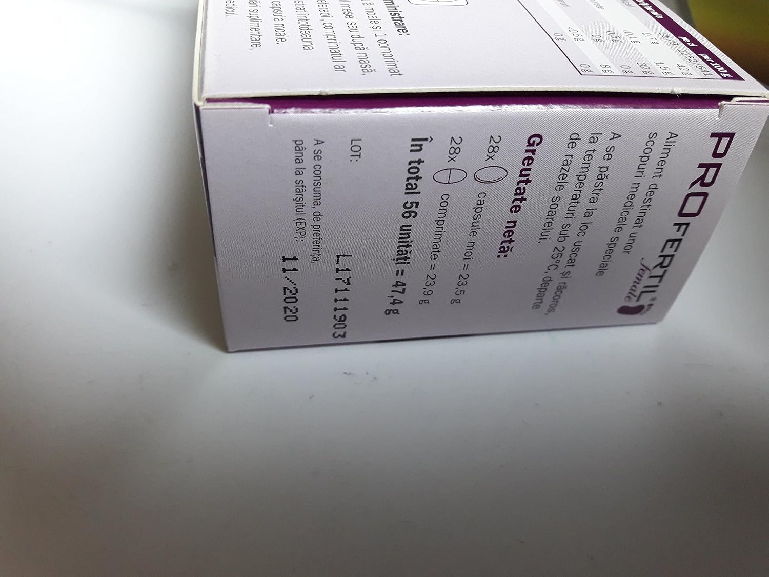 Lenus Pharma Complemento Prenatal para Mujeres, 56 Cápsulas