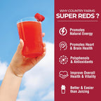 COUNTRY FARMS Super Reds - Superalimento en Polvo, 48 Frutas y Bayas, Antioxidantes, 20 Porciones, Sabor a Bayas Mixtas