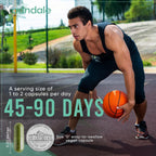 Adndale Sea Moss Capsules - Mezcla de 18 Ingredientes con Ashwagandha y Cúrcuma - 180 Cápsulas
