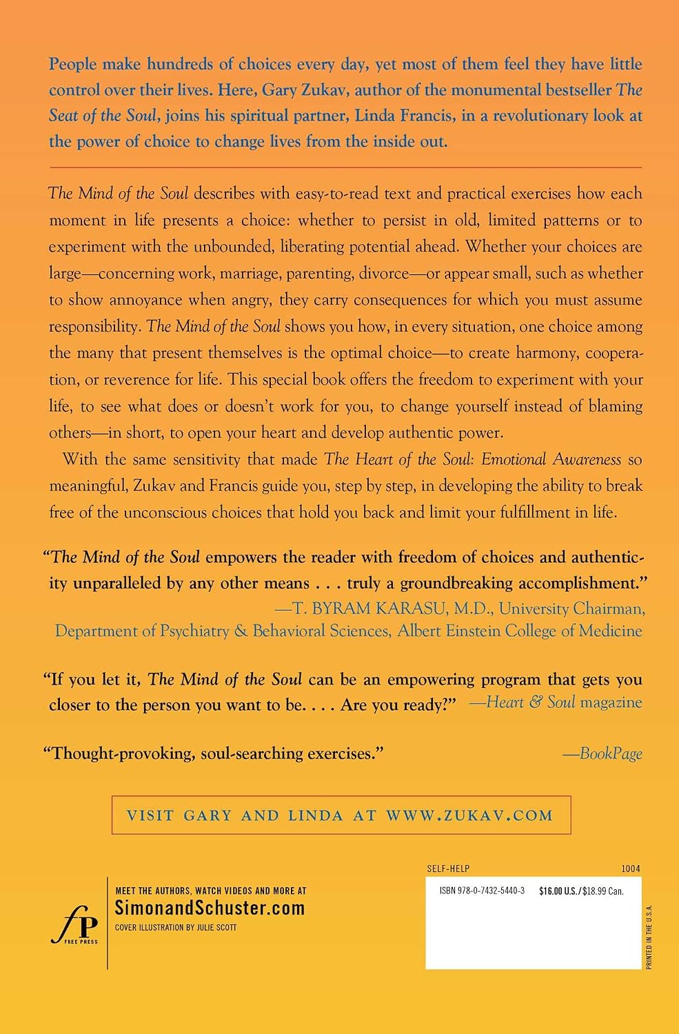 The Mind of the Soul: Responsible Choice