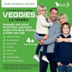VITINITY Super Greens Multivitamin Gummies - 30 Superalimentos para Adultos y Niños - Sin OGM, Sin Gluten, Sin Azúcar