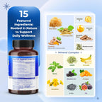 Sotalix Sea Moss Cápsulas con Ashwagandha, Bardana, Bladderwrack y Cúrcuma - 150 Cápsulas