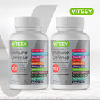 Viteey 11 en 1 Complejo Inmunológico con Vitamina D3, C, Zinc y Equinácea - 120 Cápsulas