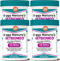 Vetbiome Plus Probióticos de Alta Potencia para Mascotas (160 Cápsulas) - 120 mil millones UFC, Fórmula de 9 Cepas - Probado por Terceros - Fabricado en EE.UU.