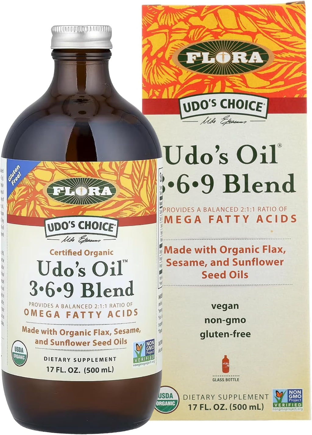 Flora Udo's Choice Omega 369 Oil Blend, 500 ml