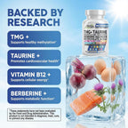 Clean Nutra TMG 1000mg - Multivitamínico Metilado para Mujeres y Hombres