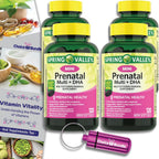 Choice Bundle: Prenatal Multi + DHA Completo Multivitamínico y Mineral – 240 Cápsulas Blandas (2 envases de 120)
