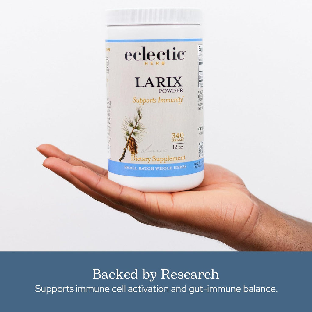 Eclectic Herb Organic Larch Powder | Natural Immune System and Gut Health Support | Larix laricina | Vegan, Gluten-Free, Non-GMO (85 g)