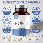 Centurion Health Bump BD - Suplemento de Fertilidad Masculina con Selenio, CoQ10, L-Metilfolato, DHA+EPA, 30 Cápsulas