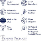 Dr. Tennant's Restore Vanilla Shake | 50+ Vitaminas Metiladas | 23g Proteína Vegana | 14 Días