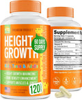 KTD BIOLABS Kids Height Growth Support Capsules – Fórmula de Desarrollo con Calcio, Vitamina D3 y Zinc – Apoyo Óseo y Nutricional para Niños y Adolescentes – Mezcla de Aminoácidos – 120 Cápsulas