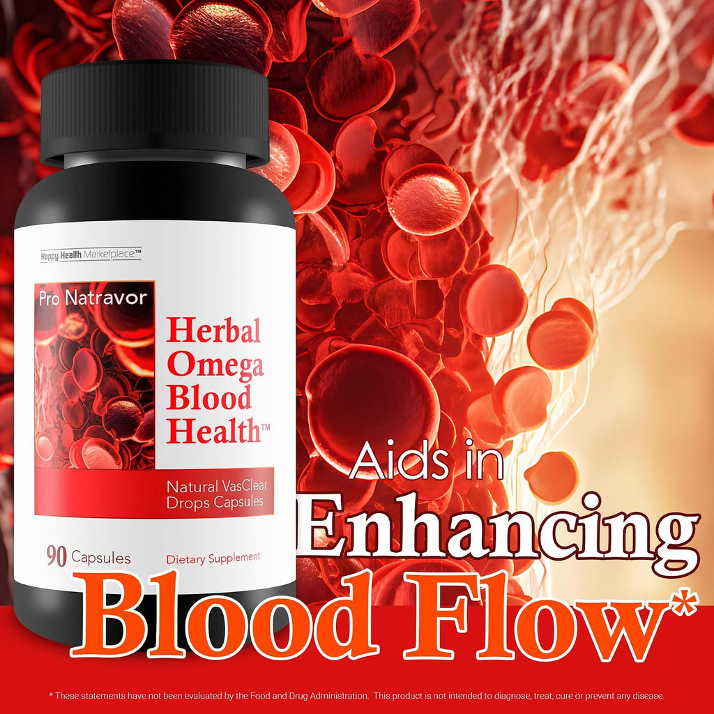 Healthy Blood Flow Circulation Support - Fórmula de Apoyo a la Circulación Sanguínea