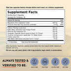 Mt. Angel Vitamins Blood Sugar Support - Suplemento con Berberina, Canela y Vinagre de Manzana - 60 Cápsulas