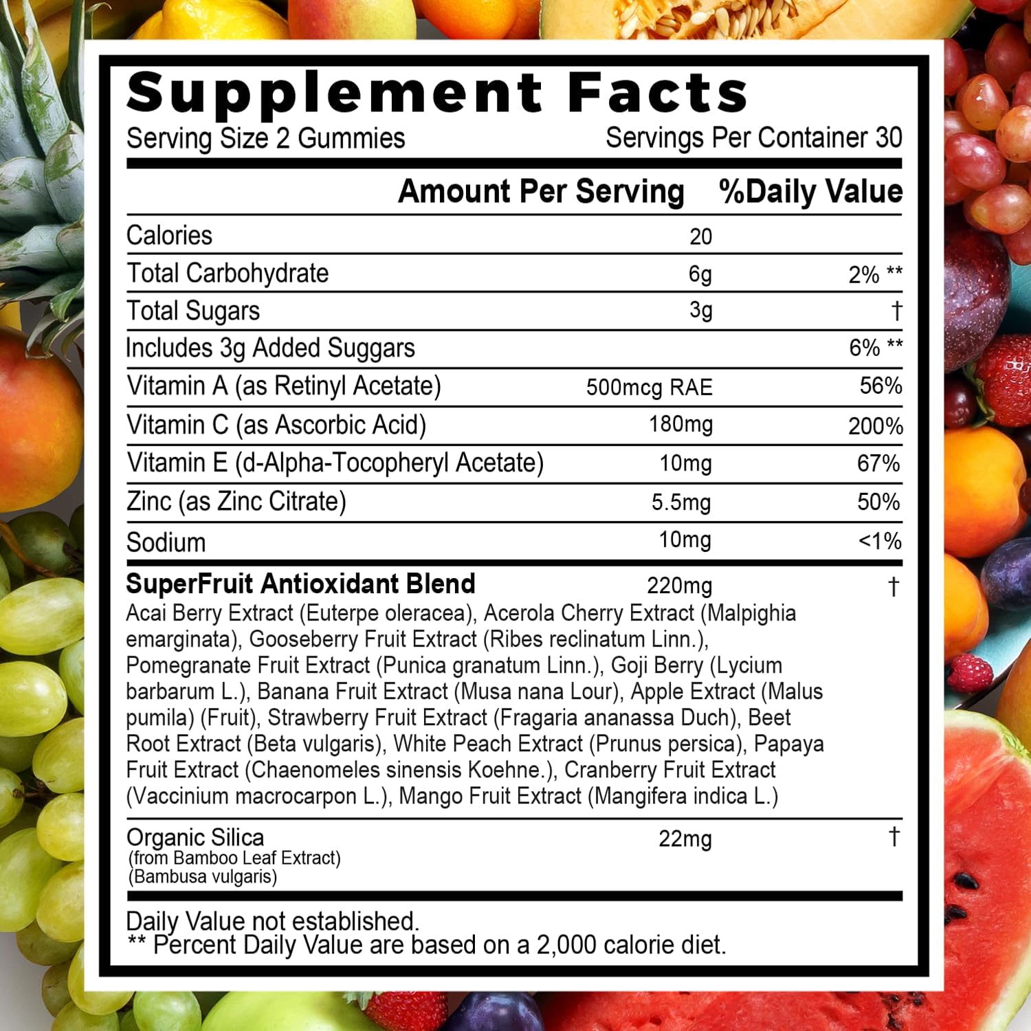 NutraPath Superfood Frutas y Verduras Gominolas (120 unidades), 12+ Superfrutas y 30 Verduras, Frutas y Hierbas, Vitaminas de Frutas y Verduras, No-GMO, a Base de Pectina, Sin Gluten