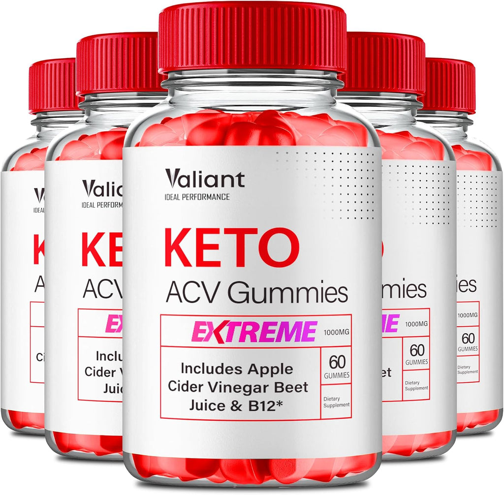 IDEAL PERFORMANCE Valiant Gummies - Suplemento en Gomitas de Máxima Potencia, 5 Paquetes
