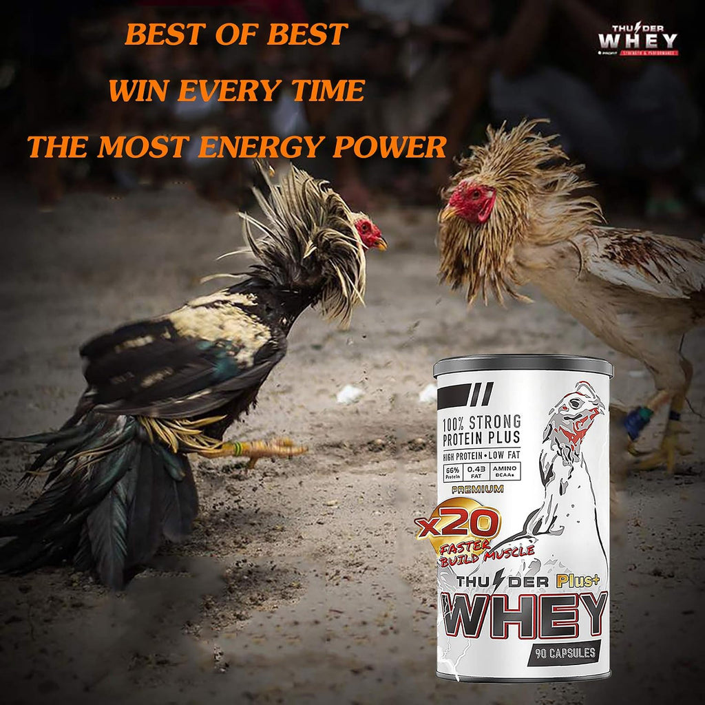 HULX Faster X3 New Formula - Complemento Vitamínico para Gallos y Aves (90 Cápsulas)