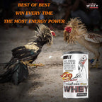 HULX Faster X3 New Formula - Complemento Vitamínico para Gallos y Aves (90 Cápsulas)