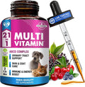 Multivitamínico Líquido 21 en 1 para Perros y Gatos con Glucosamina y Arándano Rojo – Apoyo para Tracto Urinario, Articulaciones, Piel y Pelaje (60 ml)