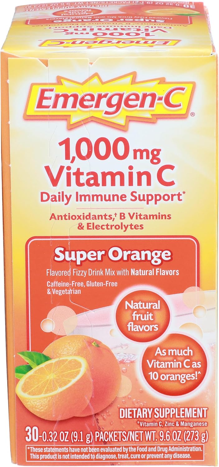 Emergen-C Super Orange, 30 sobres