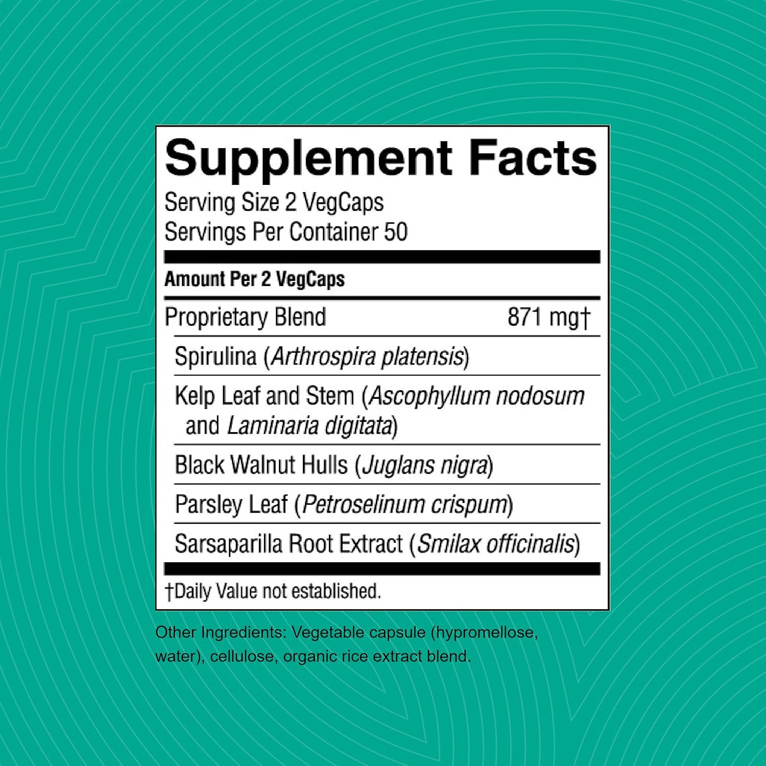 Nature's Sunshine Thyroid Activator 100 Cápsulas
