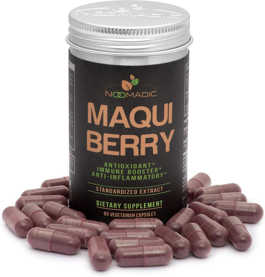 Maqui Berry, 60 Cápsulas | 500mg, Extracto Estandarizado (10% Antocianinas)