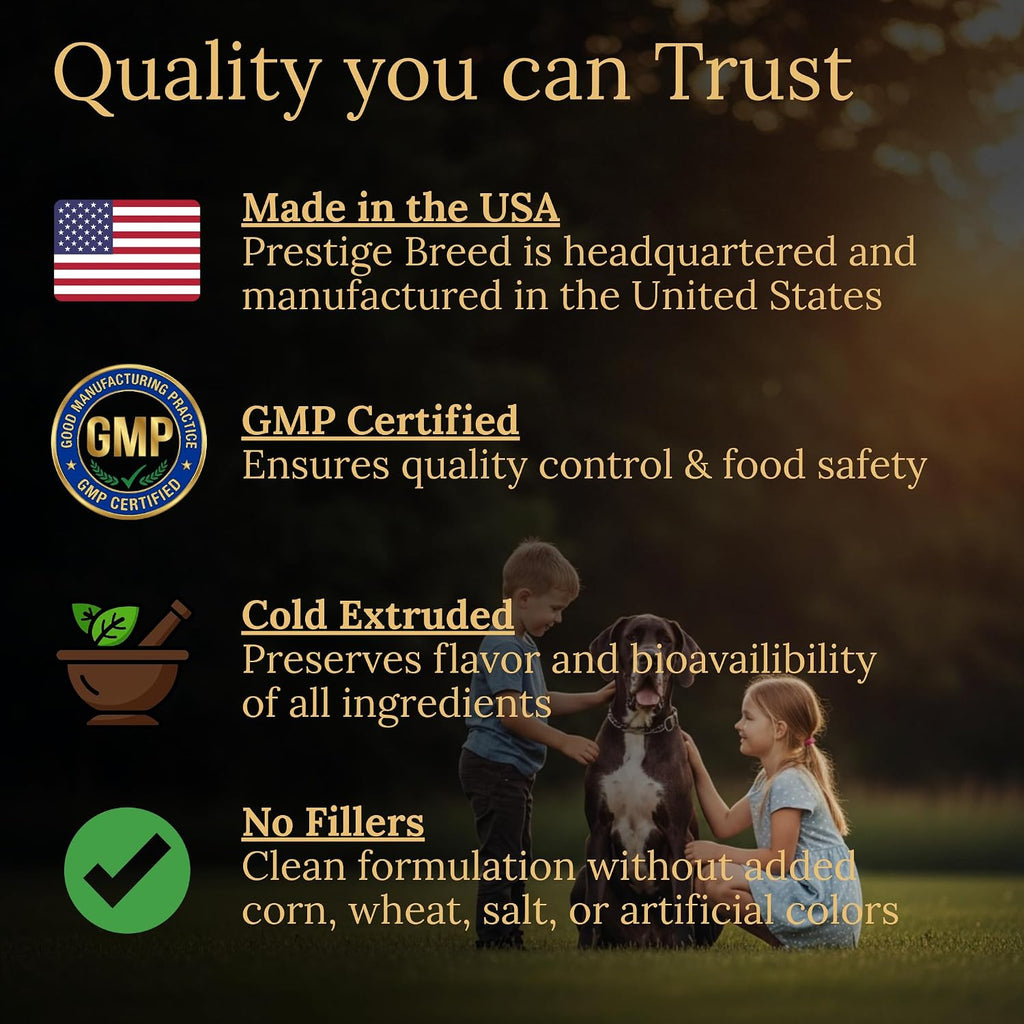 Prestige Breed Multivitamínicos para Gran Danés, 90 comprimidos sabor bacon