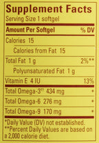 Nature Made Triple Omega 3 6 9 - 180 Cápsulas Blandas
