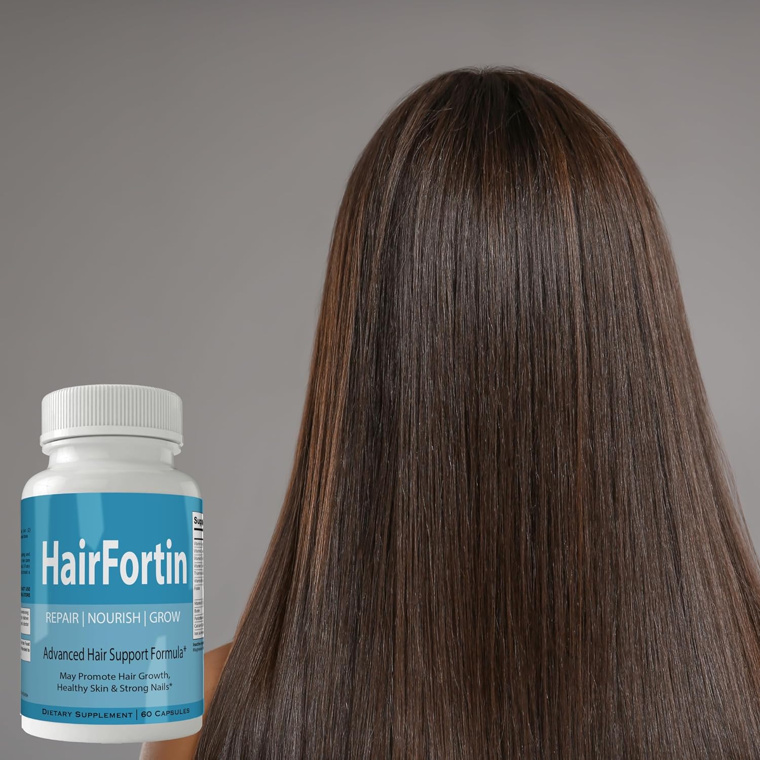 Hairfortin Biotina - Suplemento de Biotina (60 Cápsulas)