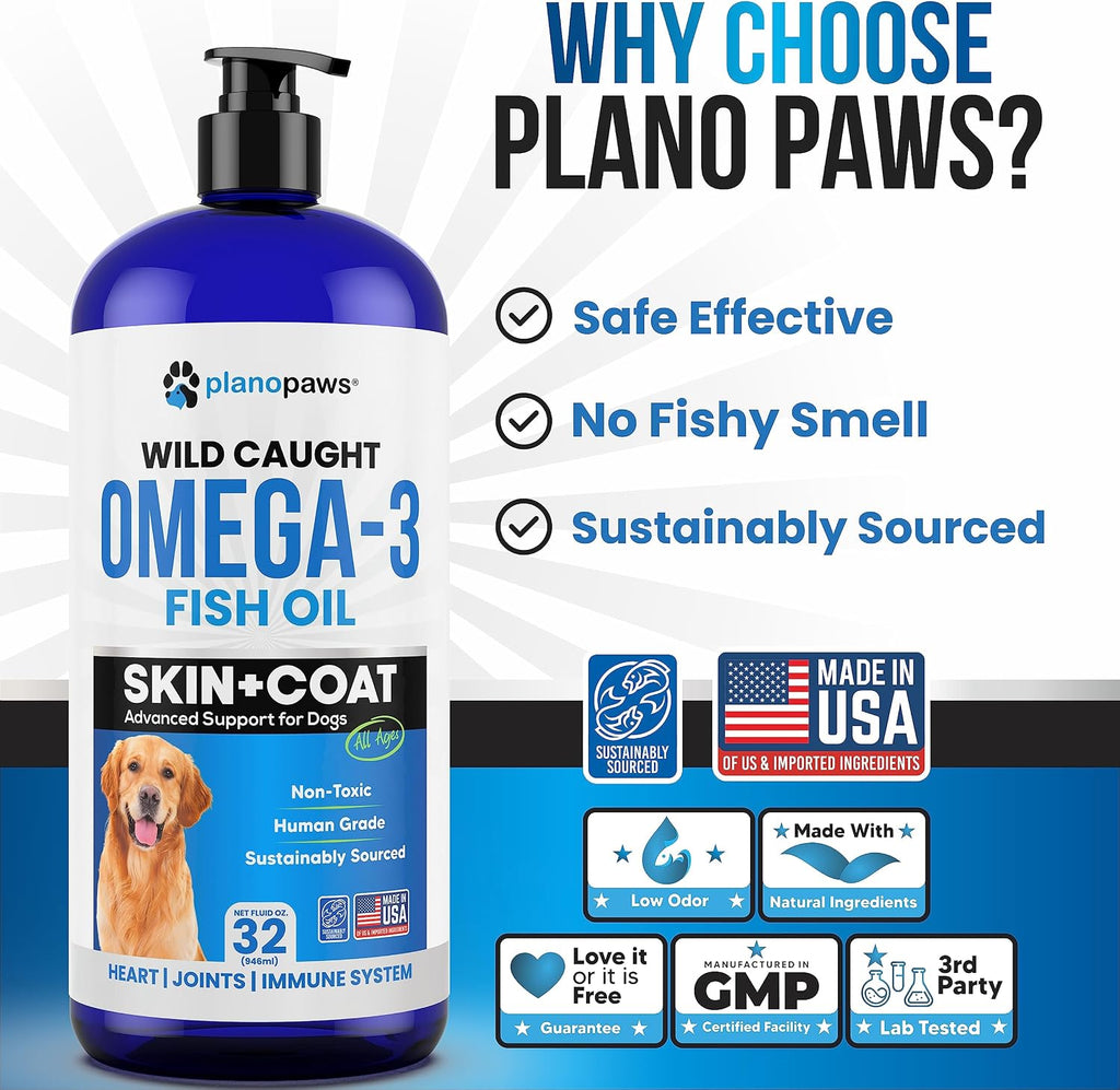 Aceite de Pescado Omega 3 para Perros - 946 ml