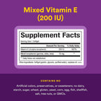 Natural Factors Mixed Vitamin E 134 mg (200 IU) - 90 Softgels