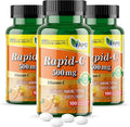 America Medic & Science Rapid-C 500mg de Vitamina C (3 Paquetes de 100 Comprimidos)